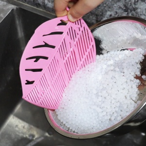 Kitchen Snap N <strong>Strain</strong> <strong>Pot</strong> Strainer and Pasta Strainer - Adjustable Silicone Clip on Strainer for <strong>Pots</strong>, Pans, and Bowls - Product Image 1