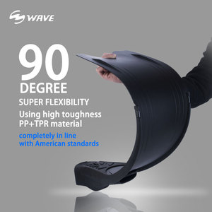 Cinese di nuoto pinne lo snorkeling adulto piede flipper delle donne degli uomini di pinne per immersione principiante apparecchiature di nuoto portatile breve scarpe rana - Product Image 2