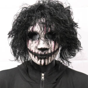 Halloween Phong Cách Đáng Sợ Kinh Dị Kẻ Giết Người Màu Đen Trắng Sọ Quỷ Joker Tóc Điên Kỳ Nghỉ Trang Phục Chủ Đề Cho Đám Cưới Bên Nhựa - Product Image 4