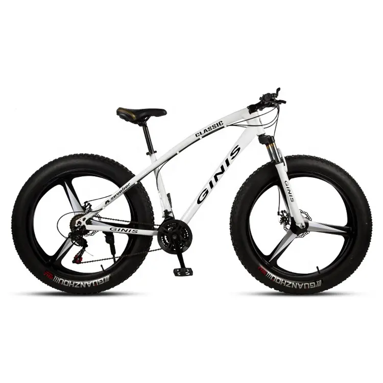 도매 26 인치 지방 타이어 스노우 자전거 3 스포크 휠 전체 서스펜션 지방 타이어 mtb 자전거 남자