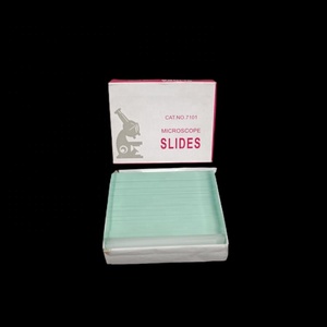 Portaobjetos de microscopio de laboratorio, bordes de suelo, esquina 45 cubierta antideslizante portaobjetos de microscopio de vidrio 7101 - Product Image 4