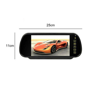 7&quot; TFT Color LCD Screen 2 Video Input Car Rear View <strong>Mirror</strong> Monitor Vehicle Parking In-<strong>Mirror</strong> Monitor for Car <strong>Reverse</strong> Camera Syst