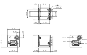 Endüstriyel kamera alan tarama GigE 1280*960 kamera dijital serisi A3124MC/CG100E tam Set makine görüşü için - Product Image 6