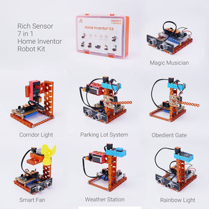 Home Inventor Kit Mecánico STEM Block Building Training Montaje de metal Programación de bloques STEM Proyectos para niños