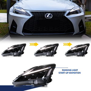 Yüksek kaliteli RGB LED ön işıklar animasyon başlatmak DRL IS250 Lexus ISF Lexus 2006-2013 kafa lambaları Lexus için - Product Image 3