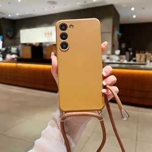 במקרה טלפון סיליקון רצועת גוף עבור Samsung sung s24 אולטרה רצועה סיליקון tpu במקרה טלפון עבור Samsung a55 a15 a72