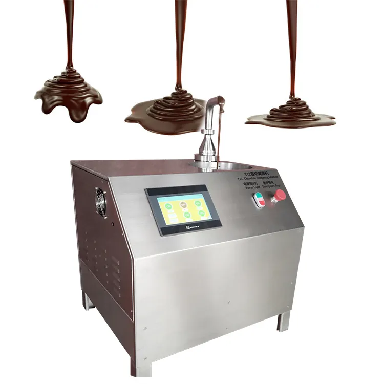 Depósito de temperatura de Chocolate para industria de alimentos y ocio, tanque de Mezcla de Grasa para Chocolate, 6L/12L/75L /250L