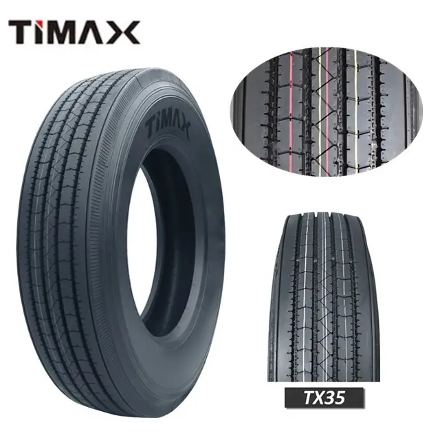 Fabricação de pneus na china caminhão + pneu 11r22.5 315/80r22.5 295/75r22.5 caminhão comercial