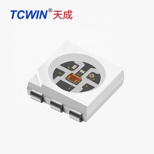Tcwin встроенный в Ic 5050 RGB 6pin 12 В полноцветный СВЕТОДИОД Smd для Пиксельной светодиодной ленты Led pro max управление приложением - Product Image 1