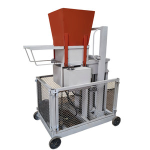 Pequeña máquina de fabricación de ladrillos de tierra comprimida de arcilla de enclavamiento Manual, máquina de ladrillos y bloques de construcción - Product Image 3