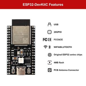 Placa DE DESARROLLO Android ESP32 de 2,4 GHz de alta calidad, módulo WiFi programable de fábrica para aplicación