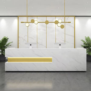 Showroom phía trước bàn làm đẹp thẩm mỹ viện bàn tiếp tân hiện đại Thiết kế bàn tiếp tân - Product Image 2