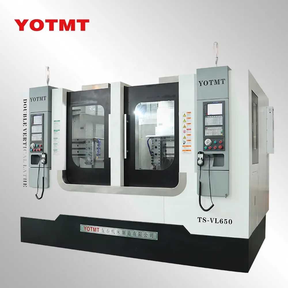 H-VLT850 de tournage CNC à double broche parallèle verticale Tour d'usinage CNC Machine de tournage CNC