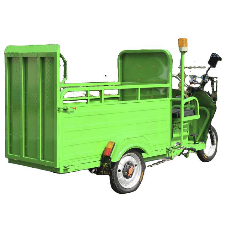 Good Price E-rickshaw Differential with Brake System Garbage Tuck Transportation Truck with Two Buckets