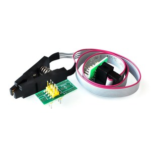 10 pz versione aggiornata SOIC8 SOP8 Clip di prova per EEPROM 93CXX / 25CXX / 24CXX In-circuit Programming + 2 adattatori - Product Image 1