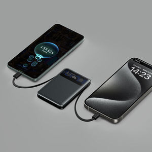מטען מהיר אלחוטי קיבולת גדולה 10000mah טעינה קיצונית קלה לטיפול בחיי סוללה כל היום