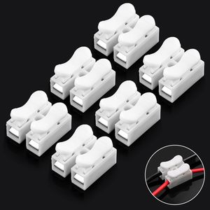 CH-2 Quick Connector 2-Position <strong>Spring</strong> Wire Connectors Self-Locking CH-2 Press Type Electric <strong>Connection</strong> Quick Wiring <strong>Terminal</strong> - Product Image 1