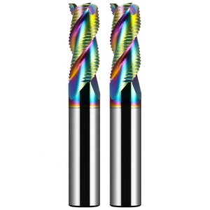 Hazırlama uç haddesi 3 flüt Carbide karbür freze kesicisi 3 4 5 6 7 8 10 16 20mm CNC makinesi freze araçları alüminyum için - Product Image 1
