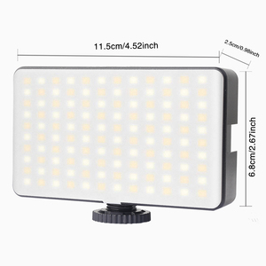 ไฟวิดีโอสี RGB แบบ LED สำหรับถ่ายภาพเป็นสีเต็มรูปแบบสามารถหรี่แสงได้ไฟถ่ายวิดีโอสตรีมมินิ - Product Image 4