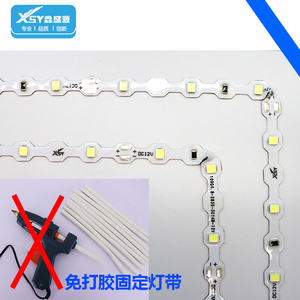 แถบไฟแอลอีดี2835สูง42ดวง/ม. 12V DC 9.24W 6.8มม. กว้าง3ดวงสำหรับตกแต่งป้าย3D ขนาดเล็กไฟตกแต่งตัวอักษร - Product Image 4