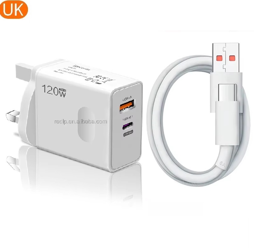 Cargador UK + Tipo C