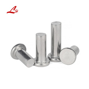 厂家直销M2 M3 M5 M6不锈钢素面Din7338圆形平头实心铆钉 - Product Image 3