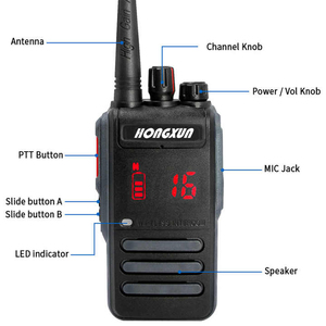 Sistema de intercomunicación inalámbrico DMR Radio IP68, dispositivo de radio bidireccional UHF de mano, resistente al agua, 50km, carga USB, Vvox, walkie - Product Image 3
