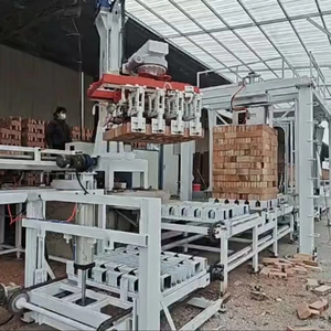 Máquina apiladora de embalaje de paletizador Cuber de ladrillo de cemento de bloque hueco de hormigón completamente automática a precio de venta de fábrica - Product Image 1