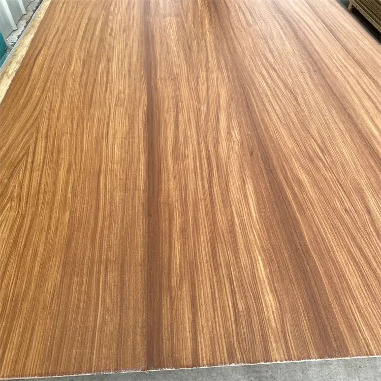 1220x2440mm e0 e1 e2 colle 4mm teck placage naturel contreplaqué fantaisie