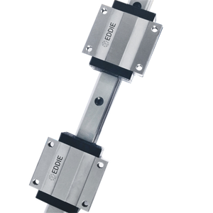 Guía lineal rectangular de bola de alta precisión, bloque de acero de alta capacidad de carga, componentes de rodamiento de riel lineal, industrias CNC - Product Image 1