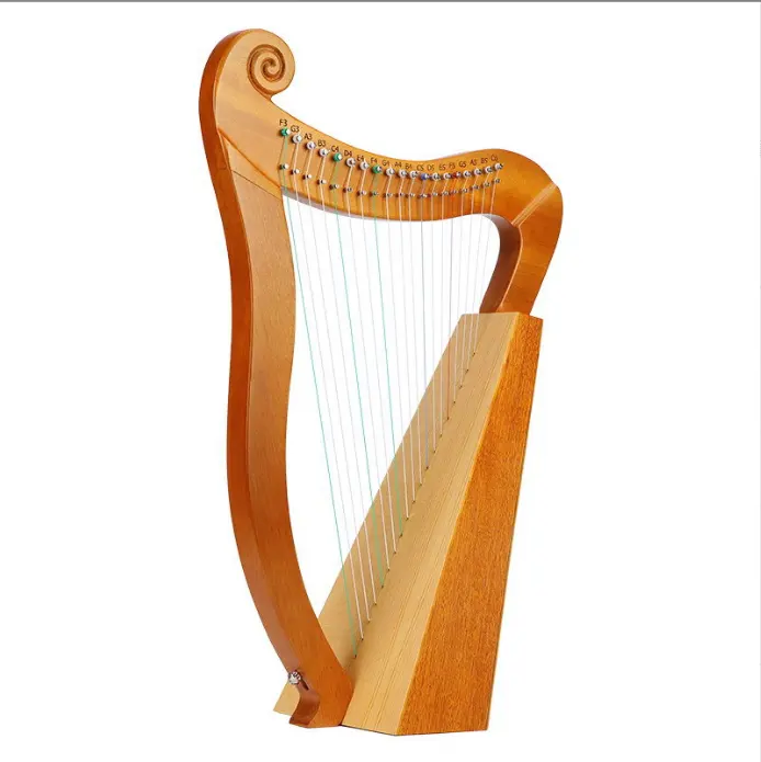 Wholesale Customised Lir harp 19 strings ancient Lyre Harp 19 tones nylon strings