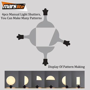 Marmar300 W Led profil Spot işık Rgbal 5In1 Leko Led Ellipsoidal Spot Tv Show tiyatro sahne için - Product Image 4