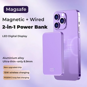 ミニ磁気電源電話充電器Inalambricoワイヤレス充電ポータブル高速充電PowerbankパワーバンクApple用 - Product Image 2