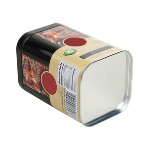 方形锡盒定制不同印刷金属罐包装香料食品锡罐 - Product Image 5