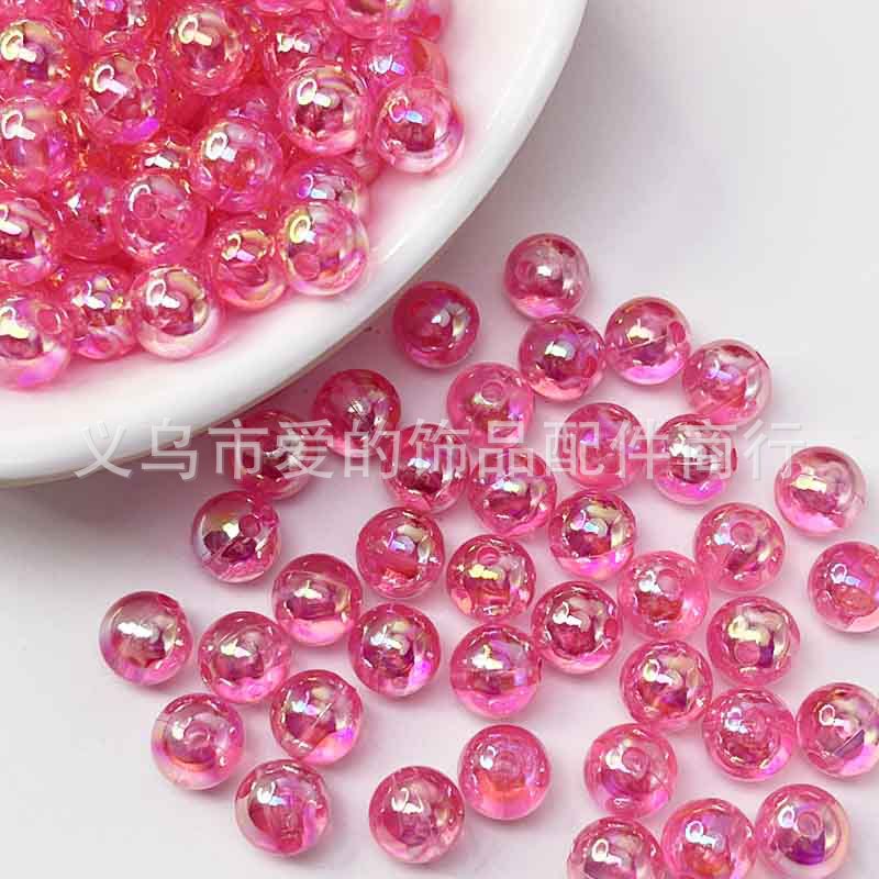 Rose foncé AB scintillant