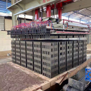 Linea di produzione automatica del mattone di sinterizzazione del forno a Tunnel attrezzatura per fabbricare i mattoni-macchina automatica per impilare i mattoni - Product Image 1