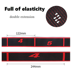 Goma elástica para ejercicio deportivo, banda elástica para yoga, resistencia, 8 bucles - Product Image 2