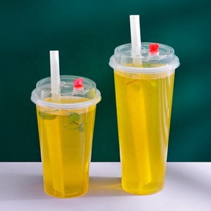 生分解性個別包装PLAストローホワイトカラーボババブルティージュース飲用カスタマイズロゴプリントPLAストロー - Product Image 3