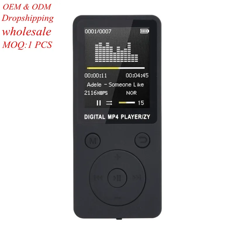 Лидер продаж, 1,8 дюймовый цветной экран, портативный музыкальный плеер MP4 без потери качества, рекордер, плеер Walkman MP4, без карты памяти