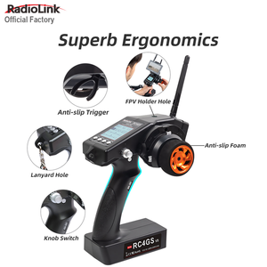 Radiolink Factory 2.4 GHzISMバンドRC4GSV3 RC 5CHピストルトランスミッターRCラジオリモートコントローラーおもちゃRCカー/トラック/ボート用 - Product Image 1