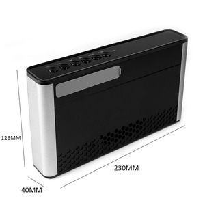 P2 10W HIFI Portable Super Bass Dual Speakers Soundbar Wireless Speaker With Mic TF FM Radio USB Sound Box LED Display - Product Image 4