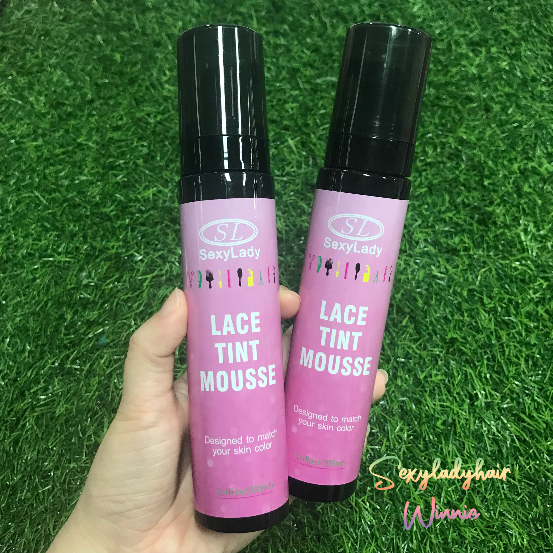 Lace tint mousse