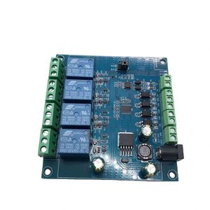 Módulo de relé de 4 canales de Modbus-Rtu7-24V, interruptor de entrada y salida, conexión antirinversa RS485/TTL - Product Image 1