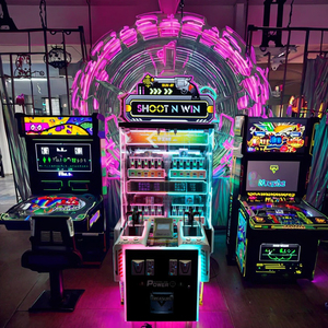 Fabrika toptan sikke işletilen çekim oyunu simülatörü iki oyuncu avcılık Gun keskin nişancı Arcade hedef ateşli silah oyun makinesi - Product Image 6