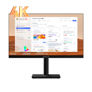 27 pollici UHD 4K Display LED PC Monitor 75Hz IPS Computer Desktop con/DP/interfaccia Audio USB compatibile per uso aziendale - Product Image 1