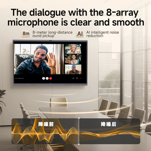 Amdox Tương Tác Bảng Thông Minh Cho Lớp Học & Kinh Doanh Hệ Thống Android 48MP Máy Ảnh 4K 55/65/75/85/98/110 Bảng Tương Tác - Product Image 3