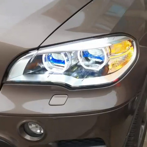 BM X5 07-13 E70 için yüksek far takımı 55W Xenon lazer Lens LED yeni Model gündüz çalışan değişiklik - Product Image 5
