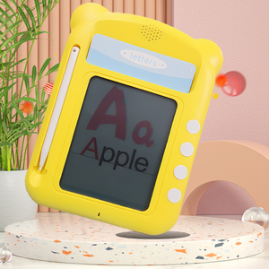 Sprache kann angepasst werden 2 in 1 Kleinkinder LCD-Schreib brett Sprache lernen maschinelle Bildung Intellektuelles Spielzeug für Kinder - Product Image 2