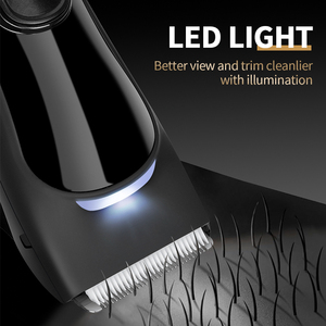 Waterproof USB-C Charging New Silicone Quality Hair Trimmer Barbear Todo o Corpo Seguro para Bolas Públicas Privadas Body Trimmer - Product Image 4