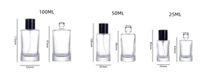 Empty High Quality Cylinder Transparent OEM Glass 30ml 50ml <strong>100ml</strong> Perfume Bottle with Gift <strong>Box</strong> - Product Image 3